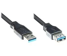USB laidas „Good Connections“ USB-A - USB-A 5 m Juodas (2711-S05)
