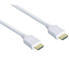 Good Connections Geros jungtys Didelės spartos HDMI kabelis 2m su Ethernet auksiniu kištuku baltas