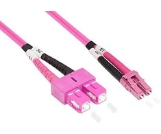GoodConnections Good Connections Patchkabel LWL Duplex OM4 LC/SC Multimode 0,5m