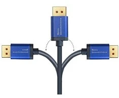 Alcasa Geros jungtys Geros jungtys DisplayPort 1.4 jungiamasis laidas 3m 8K @ 60Hz SmartFLEX mėlynas