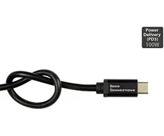 GoodConnections Geros jungtys USB2.0 Kabelis 0,5m USB-C St./St. SmartFLEX PD juodas