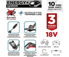 Akumuliatorinė žoliapjovė Graphite 5902062082503