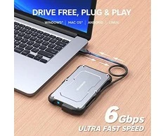 Graugear GrayGear External Case for 2.5″ SSD/HDD USB-C 3.2 Gen2