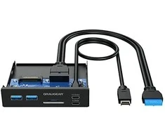 Graugear G- MP01CR 6- prievadų USB 3.0 Juodas koncentratas