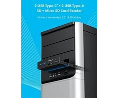 Graugear G- MP01CR 6- prievadų USB 3.0 Juodas koncentratas