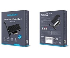 Nezatříděno Kontroler Graugear Graugear PCIe kortelė, skirta M.2 NVMe SSD į PCIe 4.0 x4