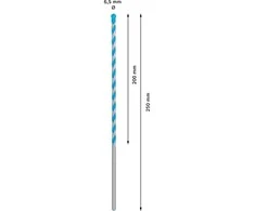 BOSCH GRĄŽTAS CYL-9 MULTICONSTRUCTION 6,5 x 200 x 250mm EXPERT