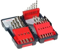 Grąžtų rinkinys Bosch 2607017047; HSS-CO; DIN 338; 18 vnt.