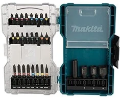 Grąžtas Makita 28 vnt. antgalių rinkiniai vitrininėje dėžėje E-07048