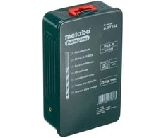 Grąžtas Grąžtų komplektas metalui Metabo HSS-R; 1-13 mm; 25 vnt.