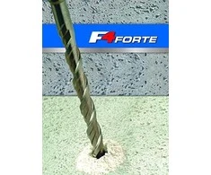 Grąžtas alpen SDS-Plus F4 Forte 87701800100 Perforatorius Bit 2 Pjovimo briaunos Skersmuo 18 mm Ilgis 450 x 400 mm