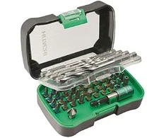 Grąžtų ir sukimo antgalių rinkinys Hikoki 750365; 1/4''; 25 mm; 50 vnt.