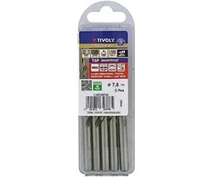 Tivoly Metalo grąžtas 7.5x109mm, "Smart Point" pakopinis antgalis - 5vnt