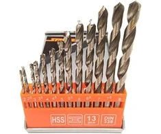 Grąžtas Vorel Toya Sa Poland Grąžtų metalui rinkinys | HSS | 2,0-8,0 mm | 13 vnt. (21998)