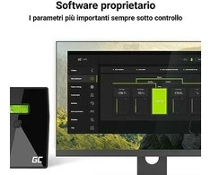 Green Cell Žalias Cell GREENCELL UPS06 UPS Žalias Cell AiO su LCD 600VA