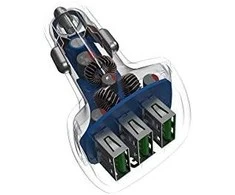 Green Cell Žalias Cell GREENCELL PowerRide 54W 3xUSB 18W automobilinis įkroviklis Ultra Charge