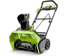 Sniego valytuvas Greenworks GD40ST; 40 V (be akumuliatoriaus ir pakrovėjo)