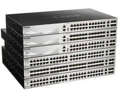 Šakotuvas D-Link DGS-3130-30PS/E L3 sukraunamas valdomas Gigabit PoE jungiklis, 24x PoE gigabit, 2x 10GBASE-T, 4x SFP+, 370W PoE