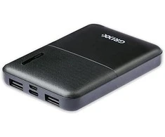 Grixx Powerbank 5000mAh Micro USB &amp; USB-C Juodas