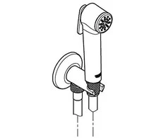 Bidetta komplektas Grohe, Tempesta-F Trigger 30