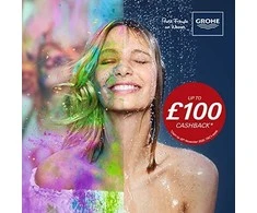 Grohe SmartControl Euphoria Duo 310 termostatinė dušo sistema, chromas/balta