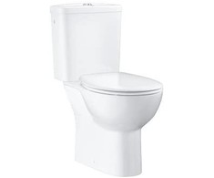 Grohe BauCeramic pastatomas wc su Rimless su QR/SC dangčiu, baltas