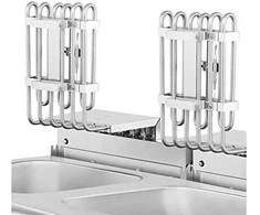 Royal Catering Dviguba atskirai pastatoma elektrinė gruzdintuvė su spintele 400 V 10000 W 26 l