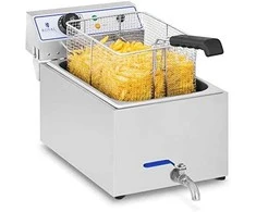 Gruzdintuvė Profesionali žuvies keptuvė su čiaupu 3000W 17L Royal Catering RCEF 15E