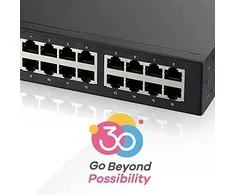 Šakotuvas ZYXEL GS1100-16 16 PORT GIGABIT UNMANAGED SWITCH V3 (5Y WARRANTY)