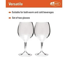 Kelioninių raudono vyno taurių rinkinys GSI Outdoors Nesting Raudona Wine Glass Set