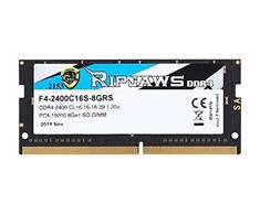 Nešiojamo kompiuterio atmintis Kompiuterio atmintinė G.Skill Ripjaws, SODIMM, DDR4, 8 GB, 2400 MHz, CL16 (F4-240C16S- 8GRS)