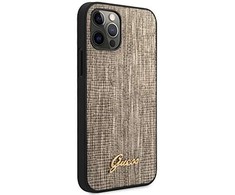 Dėklas Guess iPhone 12/12 Pro Lizard Cover Gold