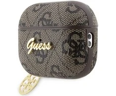 Dėklas Guess GUAP2G4GSMW AirPods Pro 2 dangtelis rudas/rudas 4G žavesio kolekcija
