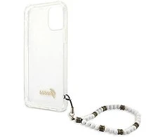 Dėklas GUESS HARD CASE GUHCP12LKPSWH IPHONE 12 PRO MAX Baltas PEARL