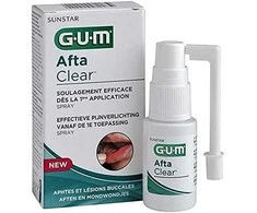 "Sunstar" kramtomosios gumos purškiklis "Afta Clear" 15ml