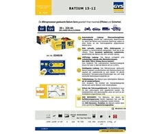 Sourcing Elektroninis akumuliatorių įkroviklis GYS Batium 15/12