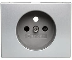 Berker Hager K.5 Aliuminio lizdo galvutė (3965757003)