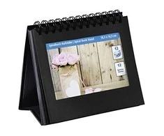 Hama spiralinis knygų stovas 11x15 12 nuotraukų, juodas 2470