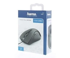 HAMA MC-200 Optinė 3-Button Pelė Cabled juodas