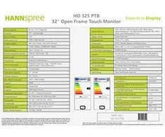 Monitorius Hannspree HO325PTB LCD 31.5"