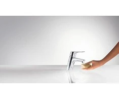 Hansgrohe „Focus 70“ praustuvo maišytuvas su „pop-up“, chromuotas