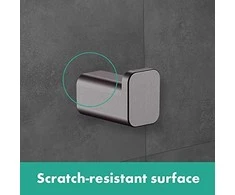 Rankšluosčio kabliukas Hansgrohe AddStoris 41742340, Brushed Juodas Chrome