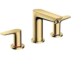 Hansgrohe Talis E praustuvo maišytuvas 3 skylių praustuvo maišytuvas su traukimo svirtimi