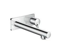 Hansgrohe iebūvējamā izlietnes maisītāja Talis S virsapmetuma daļa, 2 caurumu, iztece 225 mm, no sienas, hroms