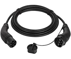 Harting e-automobilio įkrovimo laidas, 2 tipas, 1 fazė, 32 A, 7,4 kW, 5 m