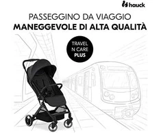 Hauck Travel N Care Plus -matkarattaat, Juodas