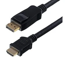 Maximum S-conn Anschlusskabel, DisplayPort Stecker/HDMI Stecker, BASIC,10,0m, juodas