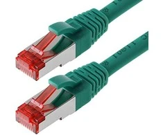 helos Patchkabel Cat 6 S/FTP RJ45 grün 30m AWG27/7 LSZH GHMT