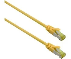 „helos“ jungiamasis kabelis „Cat 6a Superflex S/FTP RJ45“, geltonas, 25 m, AWG27/7 GHMT