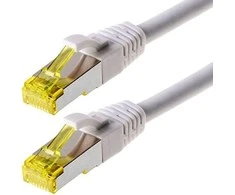 helos Patchkabel Cat 6a S/FTP RJ45 baltas 20m AWG26/7 LSZH GHMT